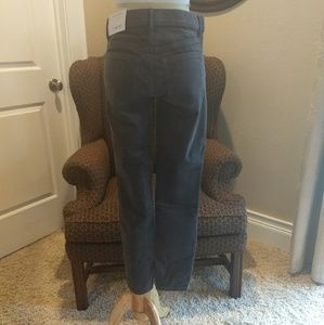 Gray Corduroy Loft Skinny Jeans